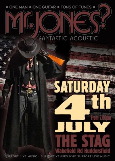 live music with mr jones at the stag